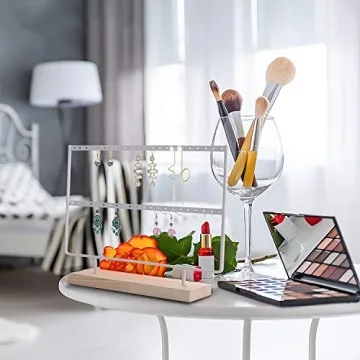 Stylish VERGILIUS Jewelry Earring Holder - 46 Holes