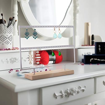 Stylish VERGILIUS Jewelry Earring Holder - 46 Holes