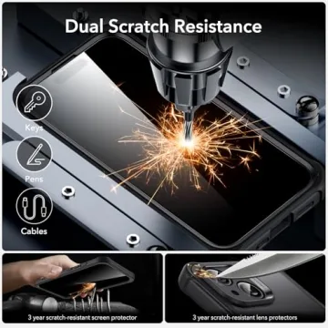 iPhone 15 ESR Magnetic Case with Tempered Glass