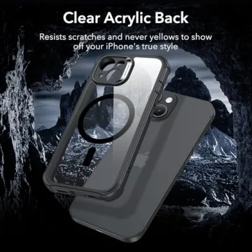 iPhone 15 ESR Magnetic Case with Tempered Glass