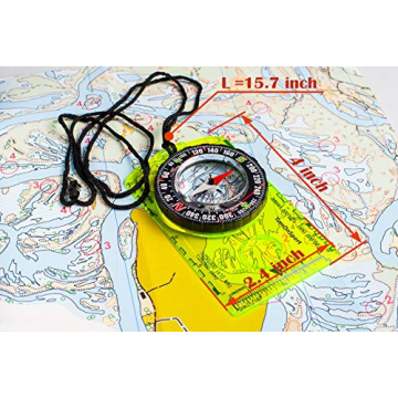 Advanced Orienteering Compass for Hikers and Scouts