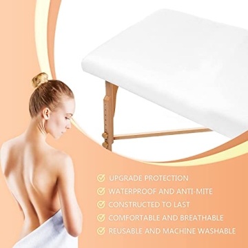 Quality Waterproof Massage Table Cover - 2pcs Fitted Sheets