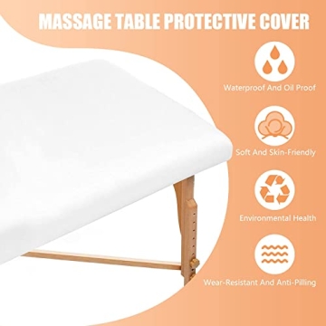 Quality Waterproof Massage Table Cover - 2pcs Fitted Sheets