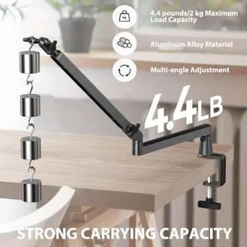 Prizmora Low Profile Mic Arm for Flexible Setup and Sound