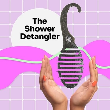 Wet Brush Shower Detangler - IntelliFlex Bristles for All Hair Types