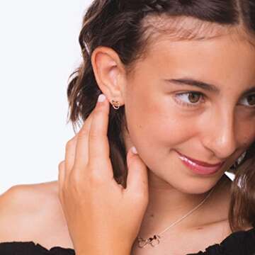 Disney Minnie Mouse Sterling Silver Stud Earrings