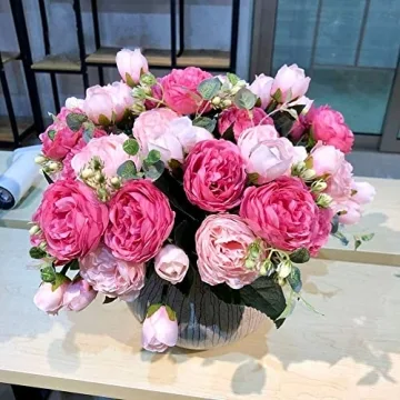 Stunning DEEMEI Artificial Peony Flowers - Perfect for Any Occasion