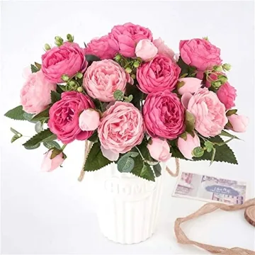 Stunning DEEMEI Artificial Peony Flowers - Perfect for Any Occasion