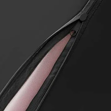 Saloniture Triangle Wedge Massage Table Bolster Pillow, Extra Large - 19 x 12 x 20 x 15.5 Inch - Black