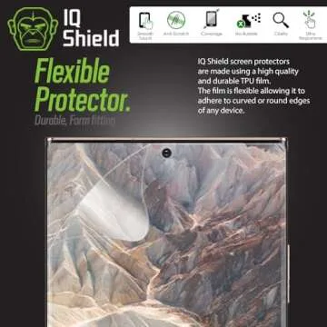 IQShield Screen Protector Compatible with Samsung Galaxy Note 20 Ultra (6.9 inch)(2-Pack)(Case Friendly) Anti-Bubble Clear TPU Film