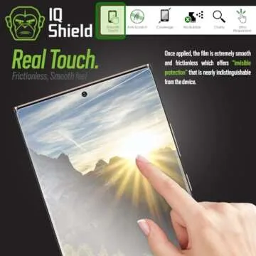 IQShield Screen Protector Compatible with Samsung Galaxy Note 20 Ultra (6.9 inch)(2-Pack)(Case Friendly) Anti-Bubble Clear TPU Film