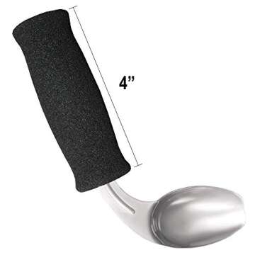 Rehabilitation Advantage Soft Foam Built-Up Handle Offset Spoon