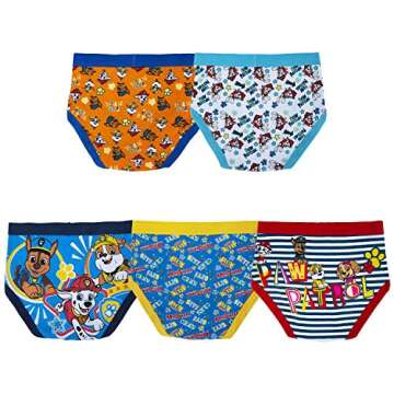 Paw Patrol 100% Combed Cotton Underwear 5-10Packs available with Chase, Skye, Rubble and more in siz...