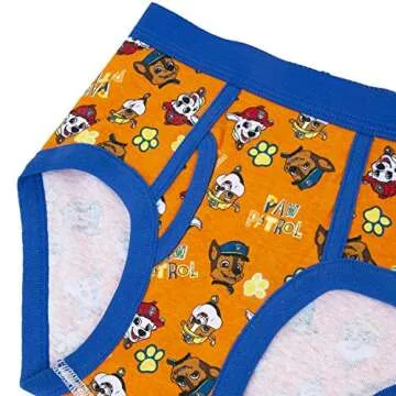 Paw Patrol 100% Combed Cotton Underwear 5-10Packs available with Chase, Skye, Rubble and more in sizes 18M, 2/3T, 4T