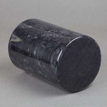 Elegant Marble Wine Cooler and Utensil Holder