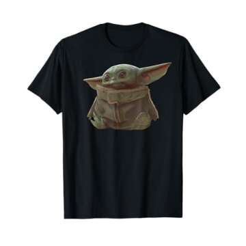 Star Wars The Mandalorian The Child Portrait T-Shirt