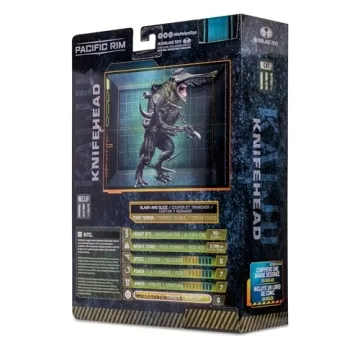 Pacific Rim Knifehead Kaiju Figure Playset with Comic