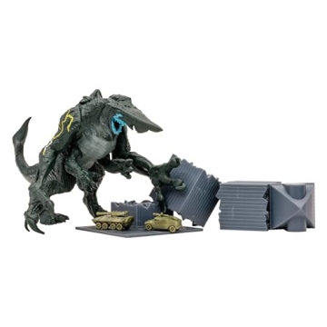 Pacific Rim Knifehead Kaiju Figure Playset with Comic