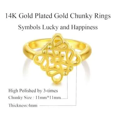 Stunning Gold Rings for Women - Non Tarnish & Chic