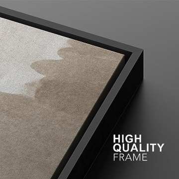 MUDECOR Framed Watercolor Canvas Art for Home Decor