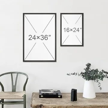 MUDECOR Framed Watercolor Canvas Art for Home Decor