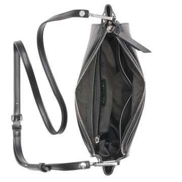 Calvin Klein Garnet Crossbody: Chic Vegan Leather Bag