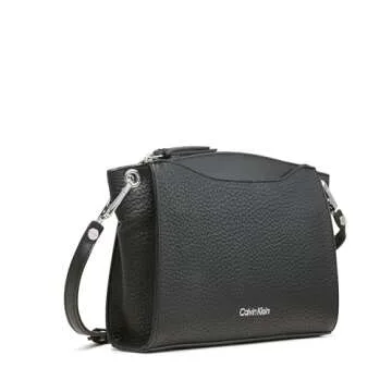Calvin Klein Garnet Crossbody: Chic Vegan Leather Bag