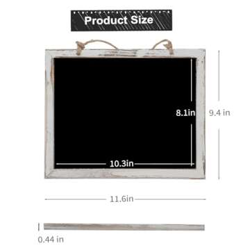 California CADE Electronic Chalkboard Signs - 9.5" x 12" Hanging Chalkboard Sign, 3Pcs Vintage Small...