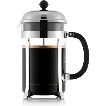 Chambord French Press Coffee Maker - 51 Ounce Chrome
