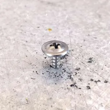 Mywish 200pcs #10×1-1/4" Self Tapping Screws for Metal, Sheet Metal Screws 410 Stainless Steel Truss Head Self Drilling Screws High-Strength Quick Tapping Screws