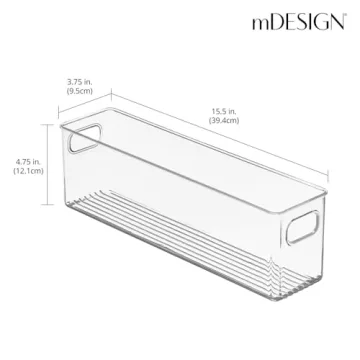 mDesign Closet Organizers - Versatile Clear Storage Solutions