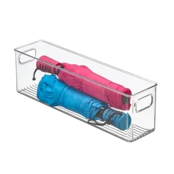 mDesign Closet Organizers - Versatile Clear Storage Solutions