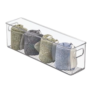 mDesign Closet Organizers - Versatile Clear Storage Solutions