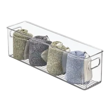 mDesign Closet Organizers - Versatile Clear Storage Solutions