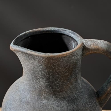 Ceramic Rustic Farmhouse Vase for Home Decor & Gifts