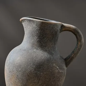 Ceramic Rustic Farmhouse Vase for Home Decor & Gifts