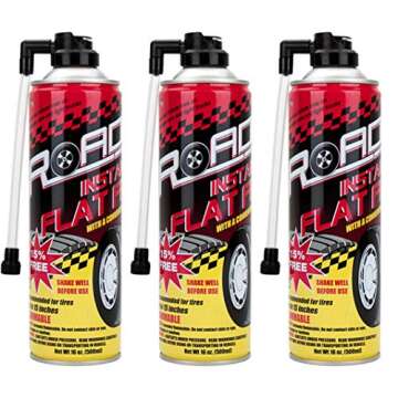 Instant Tire Fix Sealant - 3 Pack Easy Use 16oz