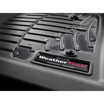 WeatherTech Custom Fit FloorLiners for Mercedes AMG E 53, AMG E 53 Sedan, AMG E 63 S Sedan, AMG E 63 S Wagon - 1st & 2nd Row (449731-449462), Black