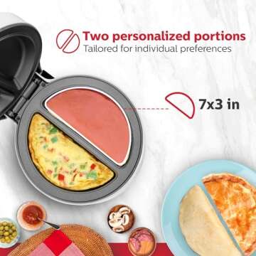 Holstein Omelet Maker - Quick & Easy Cooking for All