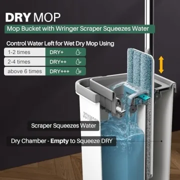 JOYMOOP Mop and Bucket Set - Effortless Cleaning Solution