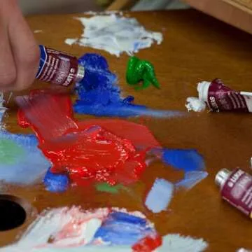 LUKAS 1862 Professional Artist Oil Paint - Assorted Colors, 10 mL - Set of 12 - Outstanding Lightfastness, Non-Yellowing, w/Beeswax for Smooth, Buttery Texture, Consistent Hue - Professional Artists