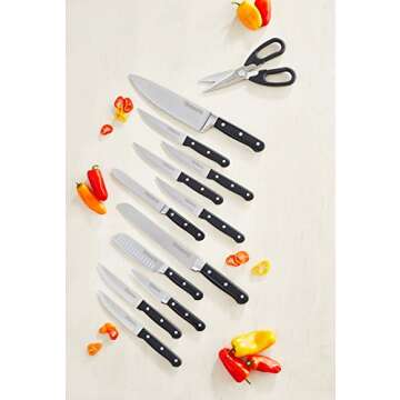 KitchenAid 16 Piece Forged Cutlery Set in Elegant Silver