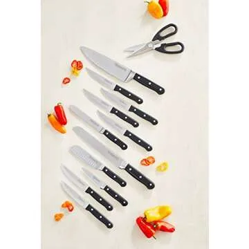 KitchenAid 16 Piece Forged Cutlery Set in Elegant Silver