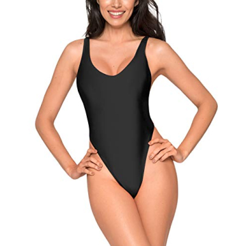 Ocean Blues Women’s Stylish Black One Piece Swimwear