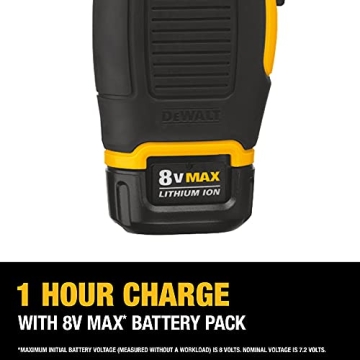 DEWALT 8V MAX Cordless Gyroscopic Screwdriver