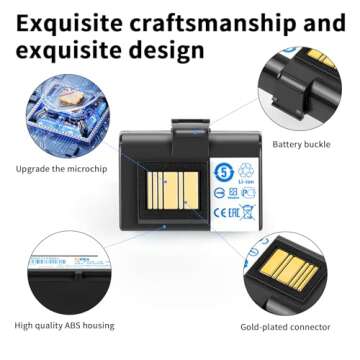 CBQ 3400mAh Replacement Battery for Zebra Printer for Zebra ZR638 QLN320 QLN220 ZQ520 ZQ521 ZQ500 ZQ510 ZR628 ZQ610 ZQ620 ZQ658 ZQ668 Mobile Printers Device Battery.