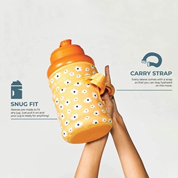 HydroJug 64oz Water Bottle - Insulated, Leakproof Design