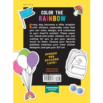 Color Your Own Stickers: Customizable Fun for Kids