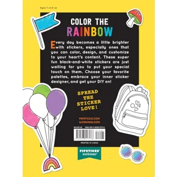 Color Your Own Stickers: Customizable Fun for Kids