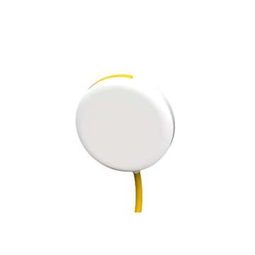 MPOWERD Luci Core: Solar Utility Task Light | Adjustable Silicon Arm, 40 Lumens, Lasts 12 Hours, Work, Emergency, Outdoor Light, No Batteries Needed, USB for Quick-Charging, Waterproof, White, yellow